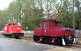 Lok 85 auf der Güterstrecke der Strausberger Eisenbahn 2005