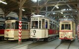 Betriebshof Seebener Straße, seit 1996 Straßenbahnmuseum Halle, 2006