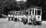 Betriebshof Seebener Straße 1986, Berliner Straßenbahnfreunde zu Besuch