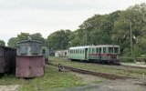 Die Triebwagen MBd1-133 in Lisewo am 08. September 1992