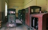 Vier Jung- und LKB-Lokomotiven im Wasserwerk Kraków-Bielany am 09.09.1998.