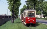 Der Museumszug Tw 5N 012 und Bw 5ND 154 am 18. Mai 1997 in der Aleja Grunwaldzka