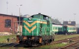 Bahnhof Grudzidz am 14. Oktober 2005