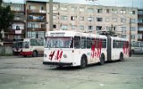 Obus 803 aus Lausanne 1998 in Sibiu.