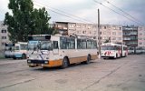 Sibiu Straßenbahn- und Obusdepot 1998.
