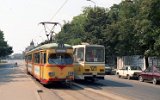 Tw 107, ex AVG Karlsruhe, 1996 am Bulevardul 16 Decembrie 1989.