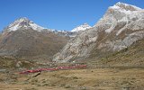 Blick ins Val dArlas mit der oberen Berninabachbrcke.