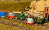 Loks der Jenbacher Werke: Links 2x JW15, Mitte JW15 für Wien-Lainz, rechts 2x JW8 Pony.