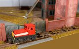 Zug aus dem Stahlwerk Třinec: DH30 mit Schwerlastloren.