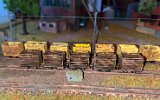 Torfwagen aus verschiedenen polnischen Torfwerken.