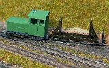 BNE50 mit einem O&K-Scheitholzwagen.